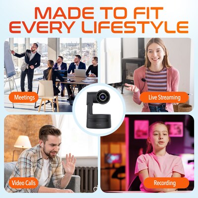 Delton C68 PTZ Ultra HD 4K Webcam, Black (DCAIC68PTZ)