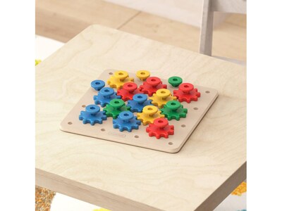 Flash Furniture Bright Beginnings STEM Gear Building Busy Board (MK-MK06158-GG)