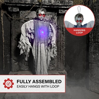 Haunted Hill Farm Animatronic Haunted Angel (HHANGEL-1HLSA)