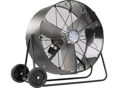 TPI PBX 30" Industrial Portable Floor Fan, 2-Speed, Black (08213602)