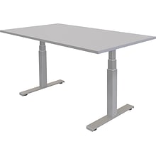 Fellowes Cambio 24.75-50.25H Adjustable Standing Desk, Gray (9788301)