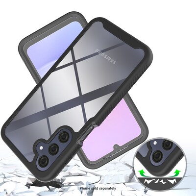 SaharaCase Raider Rugged Case for Galaxy A16 5G, Shock Absorbing, Black (CP00722)