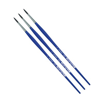 da Vinci FORTE-Acrylics Oil and Acrylic Synthetic Student Round Brush, 3 /Pack (DVXVA86306-3)