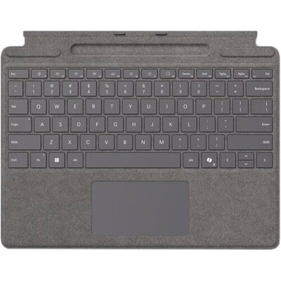 Microsoft Surface Pro Keyboard with Pen Storage for Business, Platinum (8XB-00186)