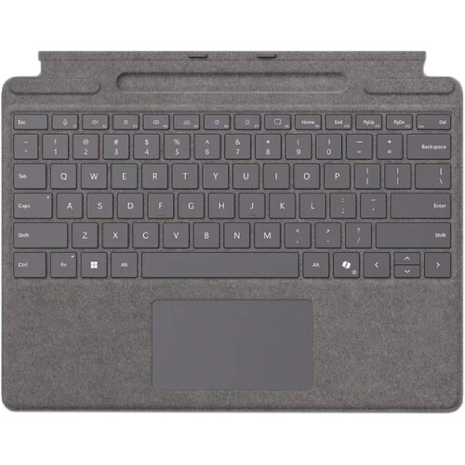 Microsoft Surface Pro Keyboard with Pen Storage for Business, Platinum (8XB-00186)