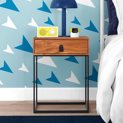 ClickDecor Milo Side Table, Walnut Brown (FUTB10101A)