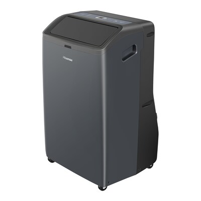 Hisense 115 Volt 10000 (BTU DOE) Portable Air Conditioner, Remote Control Included, WiFi  Enabled, Grey (RP10TWD)