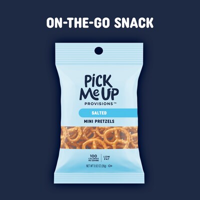 Pick Me Up Provisions™ Mini Salted Pretzels, 0.92 oz., 36 Bags/Box (PM63394)
