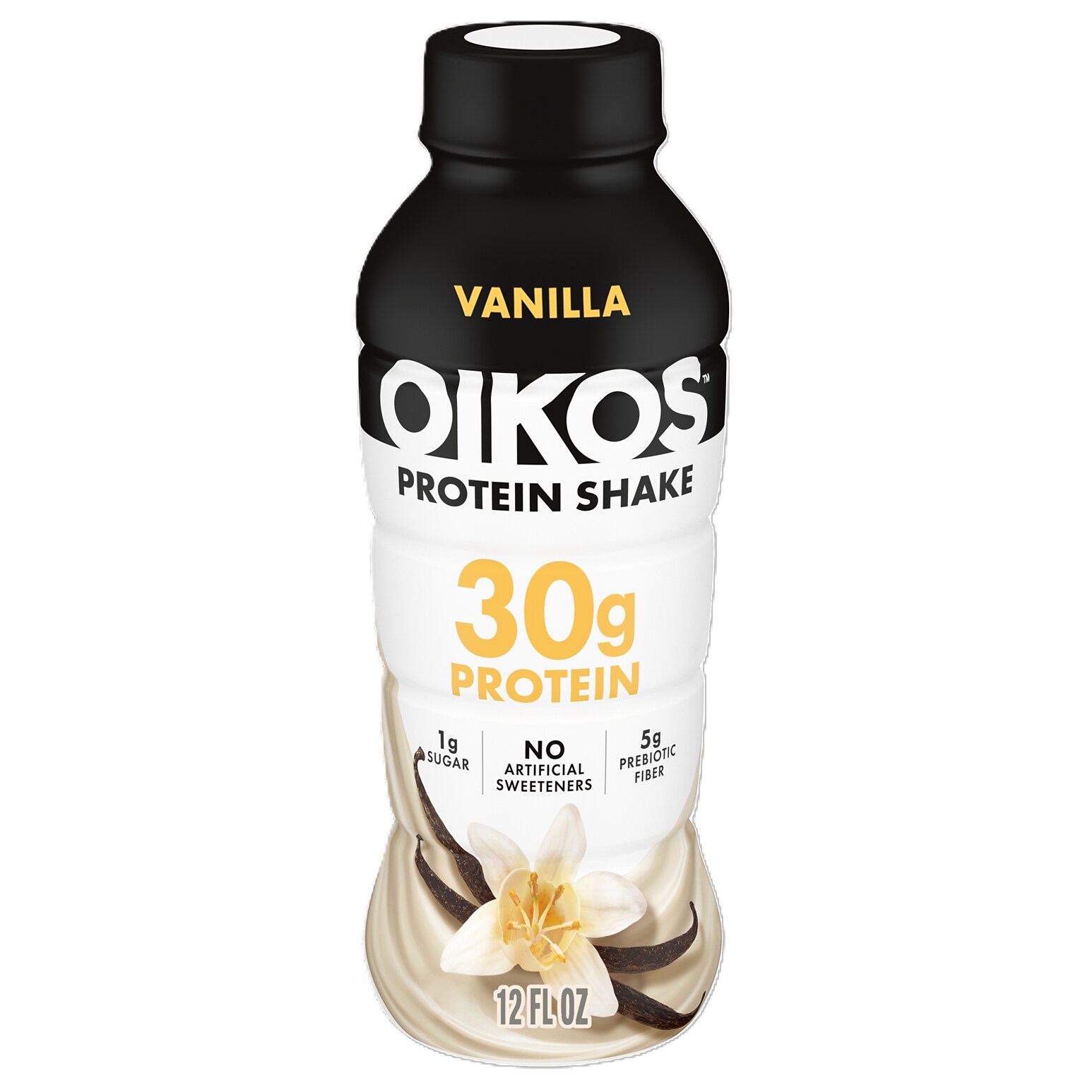 Oikos Vanilla Protein Shake, 12 oz., 12 Bottles/Carton (WWI02426)