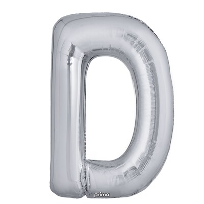 Party City (Air-Filled) 16 D Foil Balloon, Silver, 2/Pack (AM60050268-18)