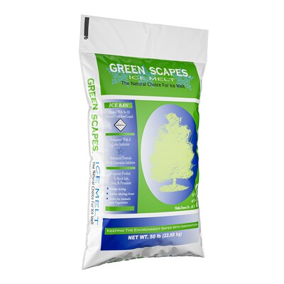 Scotwood Industries Green Scapes Ice Melt Crystals, 50 lbs. Bag (SWO50BGREEN)