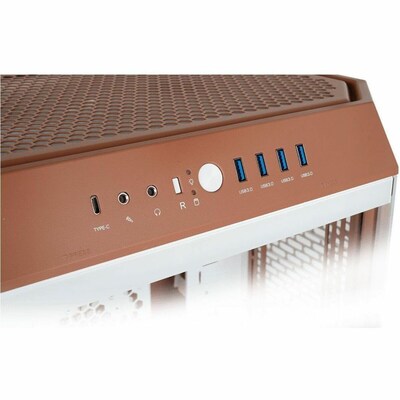 Thermaltake The Tower 600 ATX Mid Tower Computer Case, Mocha Mousse (CA-1Z1-00MUWN-00)