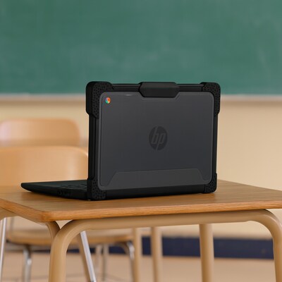 SaharaCase Venture Series Heavy Duty Case for HP Fortis 11 G1i/G10 Chromebook, Shock-Absorbing, Clear/Black (LT00119)