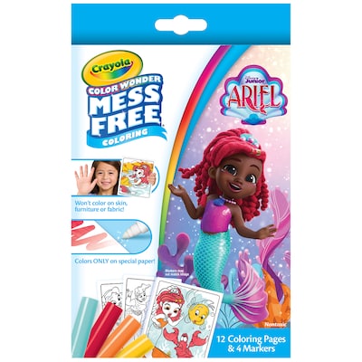 Crayola Color Wonder Ariel Mini Box Set, 12 Pages, 3/Bundle (BIN752862-3)