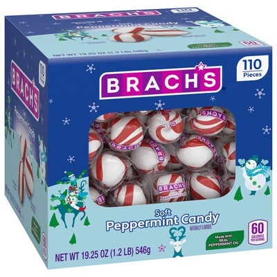 Brachs Soft Peppermint Candy, 110 ct, 19.25 OZ