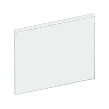 Azar Wall Sign Holder, 22 x 17, Clear Acrylic, 2/Pack (162729-2PK)