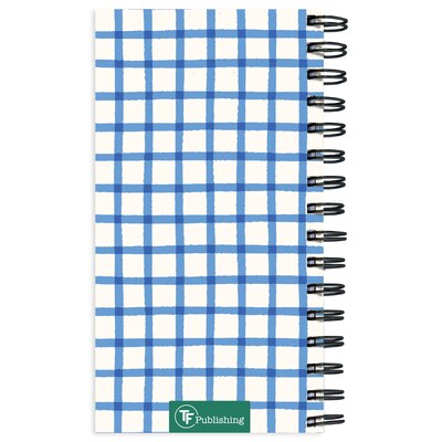 2025-2026 TF Publishing Night Sky 3.5" x 6.5" Academic Year Weekly & Monthly Planner, Paperboard Cover, White/Blue (AY26-7504)