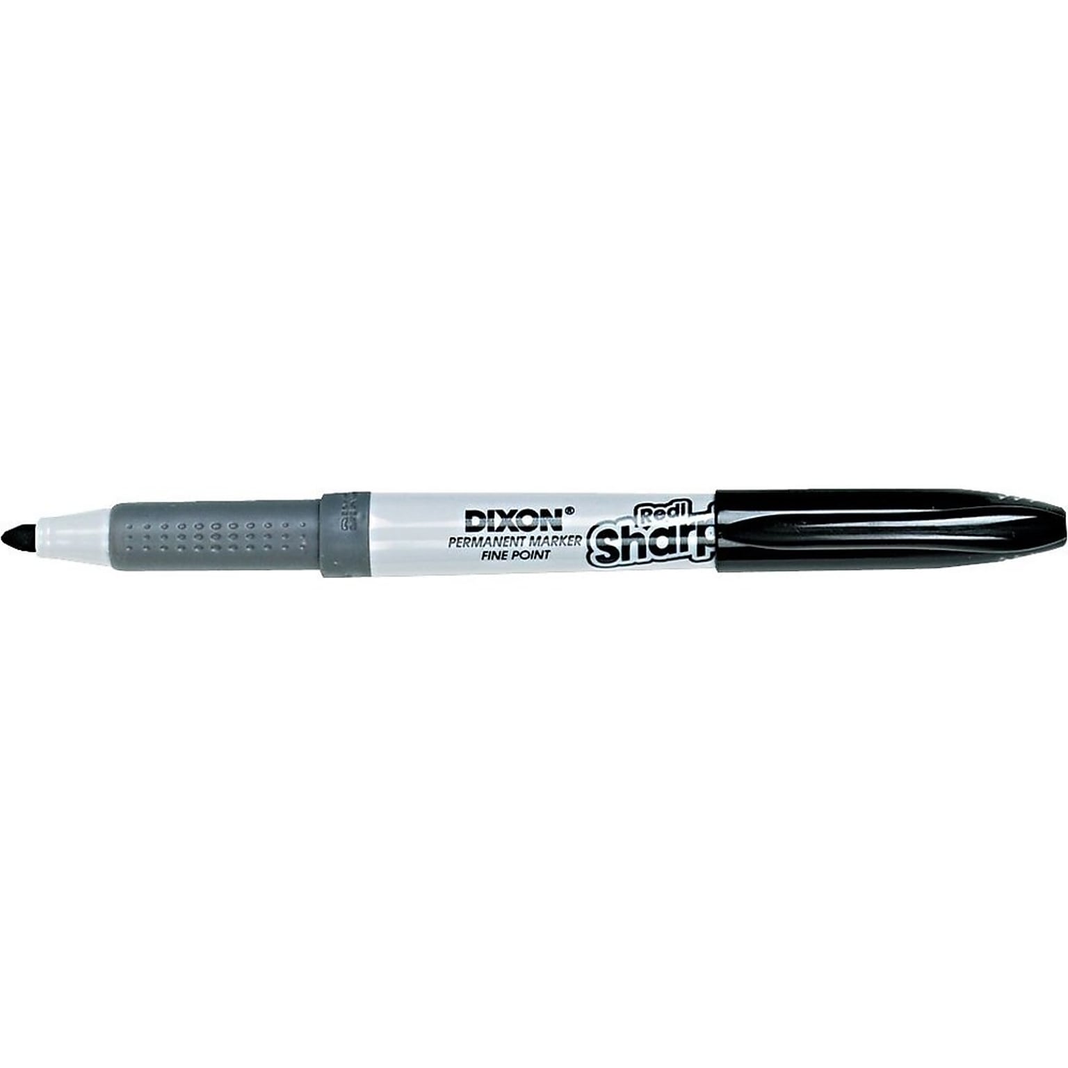 Dixon RediSharp Plus™ Permanent Marker, Fine Tip, Black (98207)