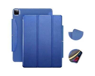 SaharaCase ESR Folio Case for Apple iPad Pro 12.9" (4th, 5th, and 6th Gen 2020-2022), Blue (TB00024)