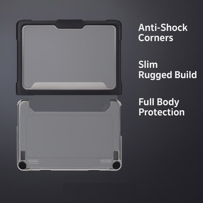 SaharaCase Venture Series Case for Lenovo 100E/100W Gen 3 Chromebook 11.6-inch, Shock-Absorbing, Clear/Black, (LT00112)