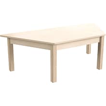 Flash Furniture Bright Beginnings Hercules Trapezoid Table, 47 x 20.75, Beech (MK-ME088016-GG)