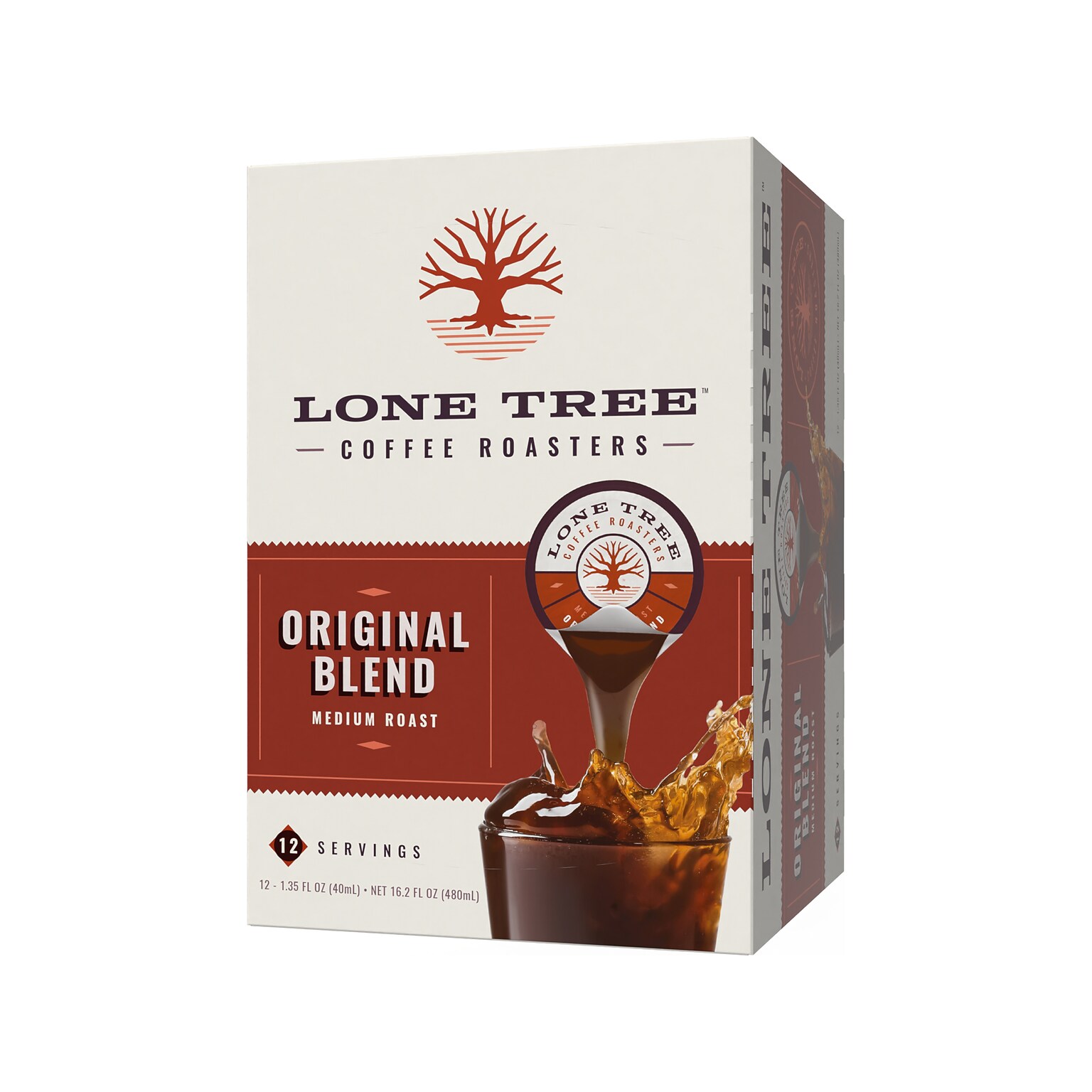Java House Lone Tree Original Blend Coffee Pods, Medium Roast, 12/Carton (FC900H50)