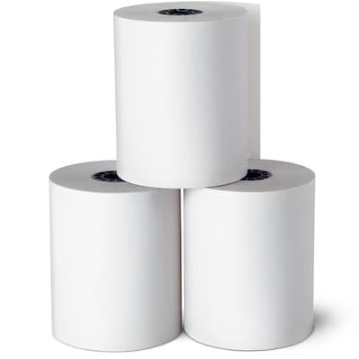 Quill Brand® Thermal Cash Register Rolls, 1-Ply, 3-1/8x273, 50/Carton (911869)