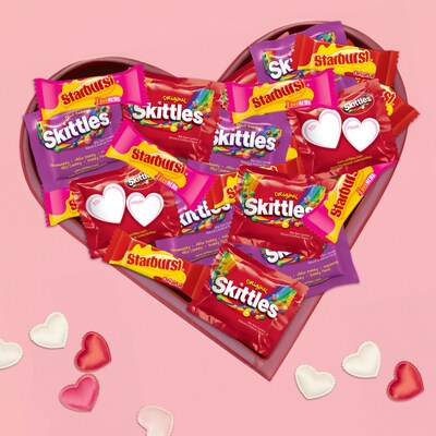 Mars Valentine's Exchange Fun Size Variety Pack, 50/Bag (MMM30036)