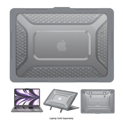 SaharaCase Raider Ultra-Duty Series Laptop Case with Stand for MacBook Pro 16-Inch (2021–2025, M1–M5), Storm Gray (LT00063)
