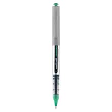 uni-ball Vision Roller Ball Pen, Fine Point, 0.7mm, Green Ink, 12/Pack (60386)
