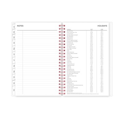 2027 Blue Sky Joselyn 5" x 8" Calendar Year Weekly & Monthly Planner, Plastic Cover (110396-27)