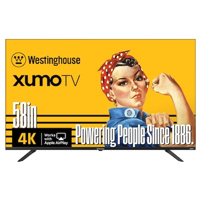 Westinghouse UX Series 58 Smart LED 4K UHD XUMO TV, Black (WX58UX4800)