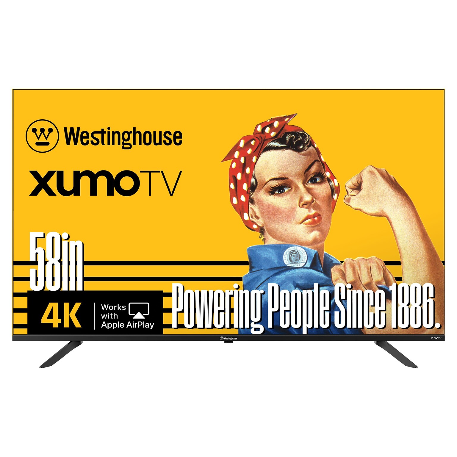 Westinghouse UX Series 58 Smart LED 4K UHD XUMO TV, Black (WX58UX4800)