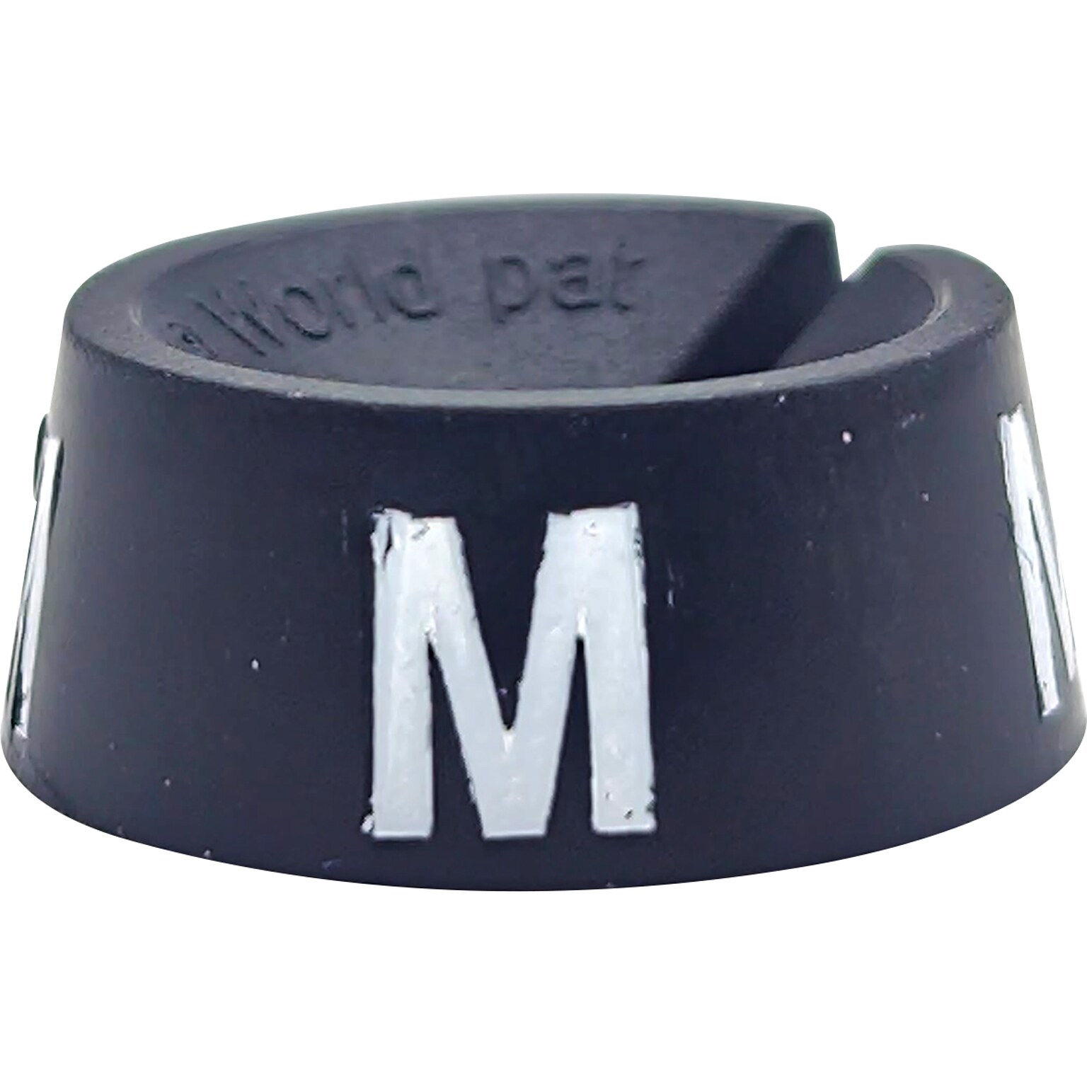 National Hanger Plastic Size Marker, M, Black/White, 25/Pack (SM25MBW)