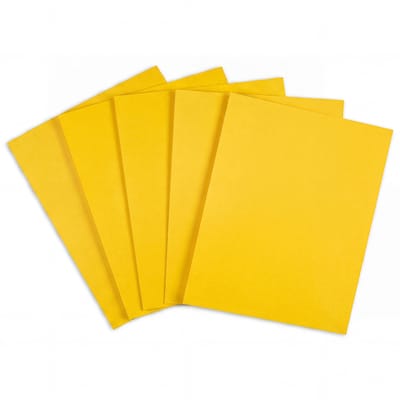 Staples Brights Multipurpose Paper, 24 lbs., 8.5 x 11, Yellow, 500/Ream (20102)