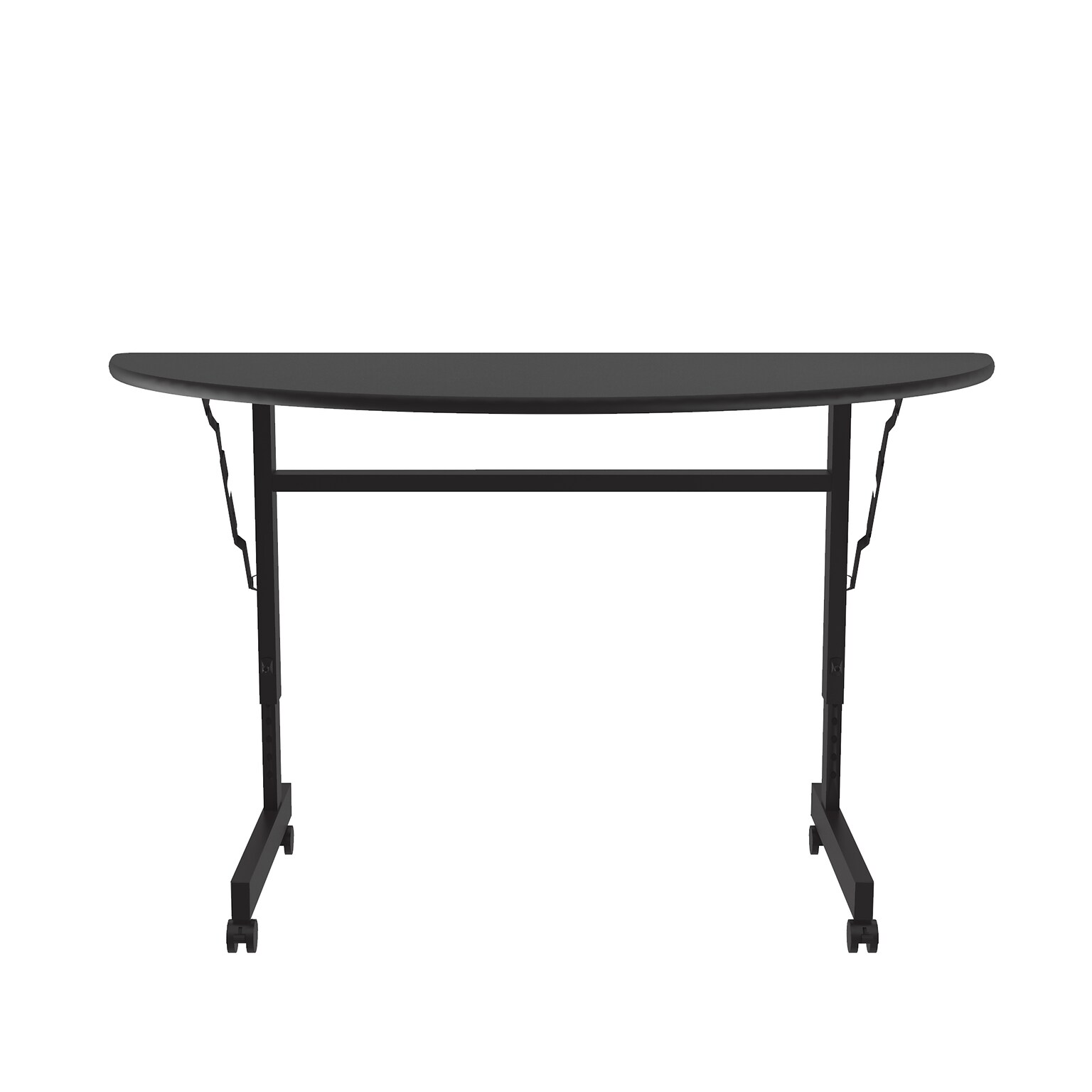 Correll Econoline Flip Top Nesting Table, 24x48, Black Granite (FTM2448TFHR-07)