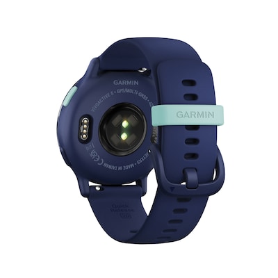 Garmin vívoactive 5 Smartwatch, GPS, 42.2mm, Navy Silicone Band (010-02862-12)