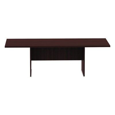 Alera Valencia Series Rectangular Conference Table, 94.5" x 41.38" x 29.5", Mahogany (ALEVA719642MY)