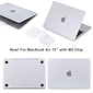 Techprotectus Hard-Shell Case with Keyboard Cover Clear , Apple 13" Macbook Air M2(TP-TCL-K-MA13M2)
