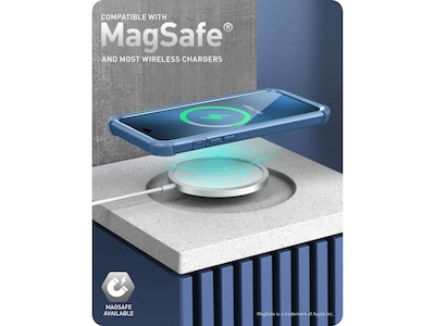 i-Blason Ares Blue Case for iPhone 14 Pro Max (iPhone2022Pro-6.7-Ares-SP-Azure)