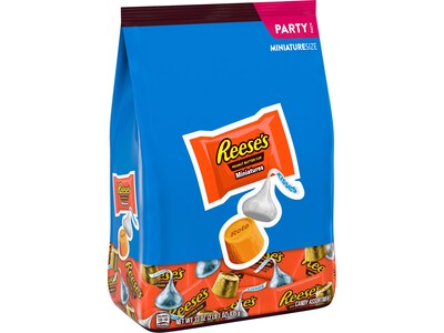 HERSHEYS, REESES and ROLO Miniatures Assorted Flavored Candy Party Pack, 30.07 oz. (HEC40101)