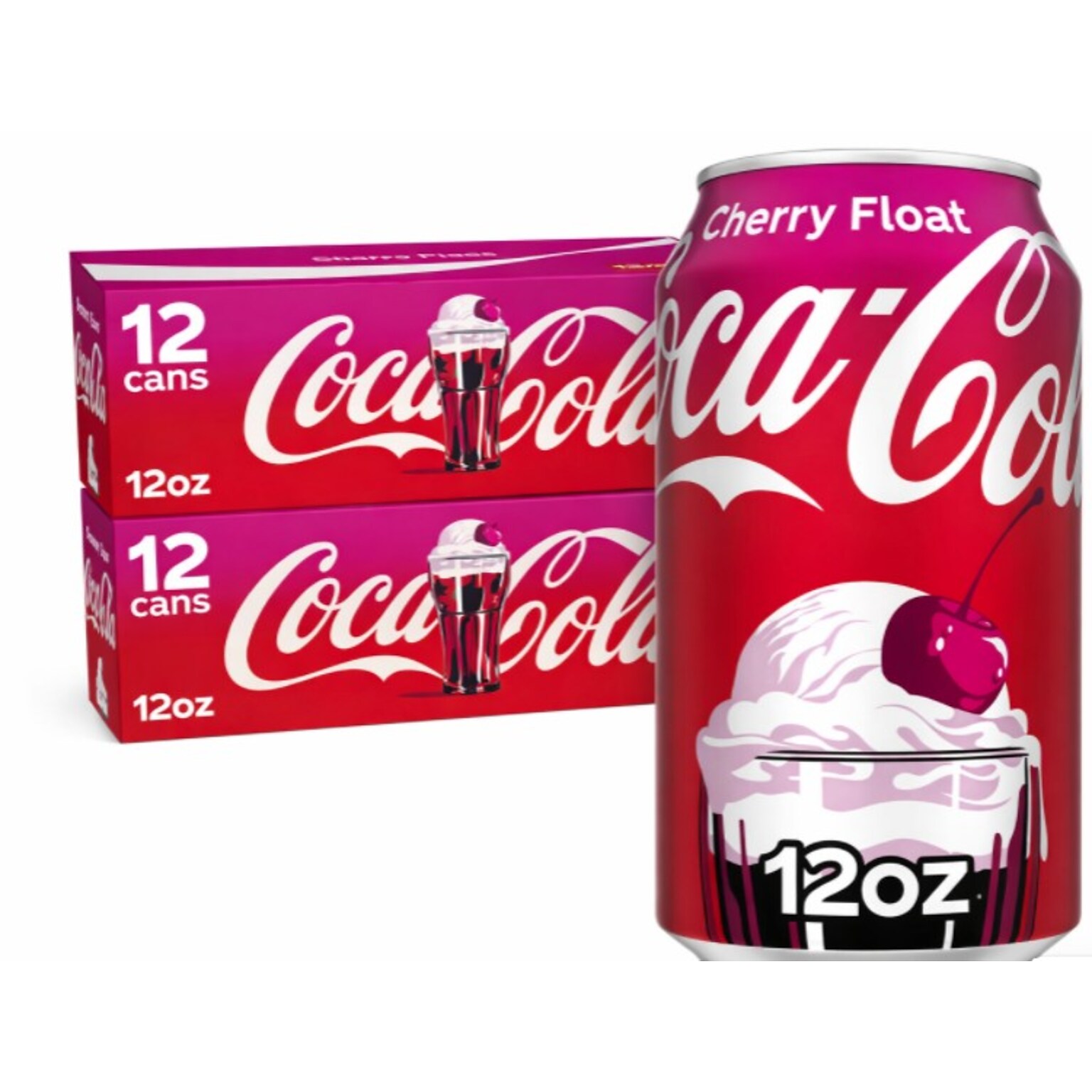 Coca-Cola Cherry Float Soda, 12 oz., 24/Pack (413931)