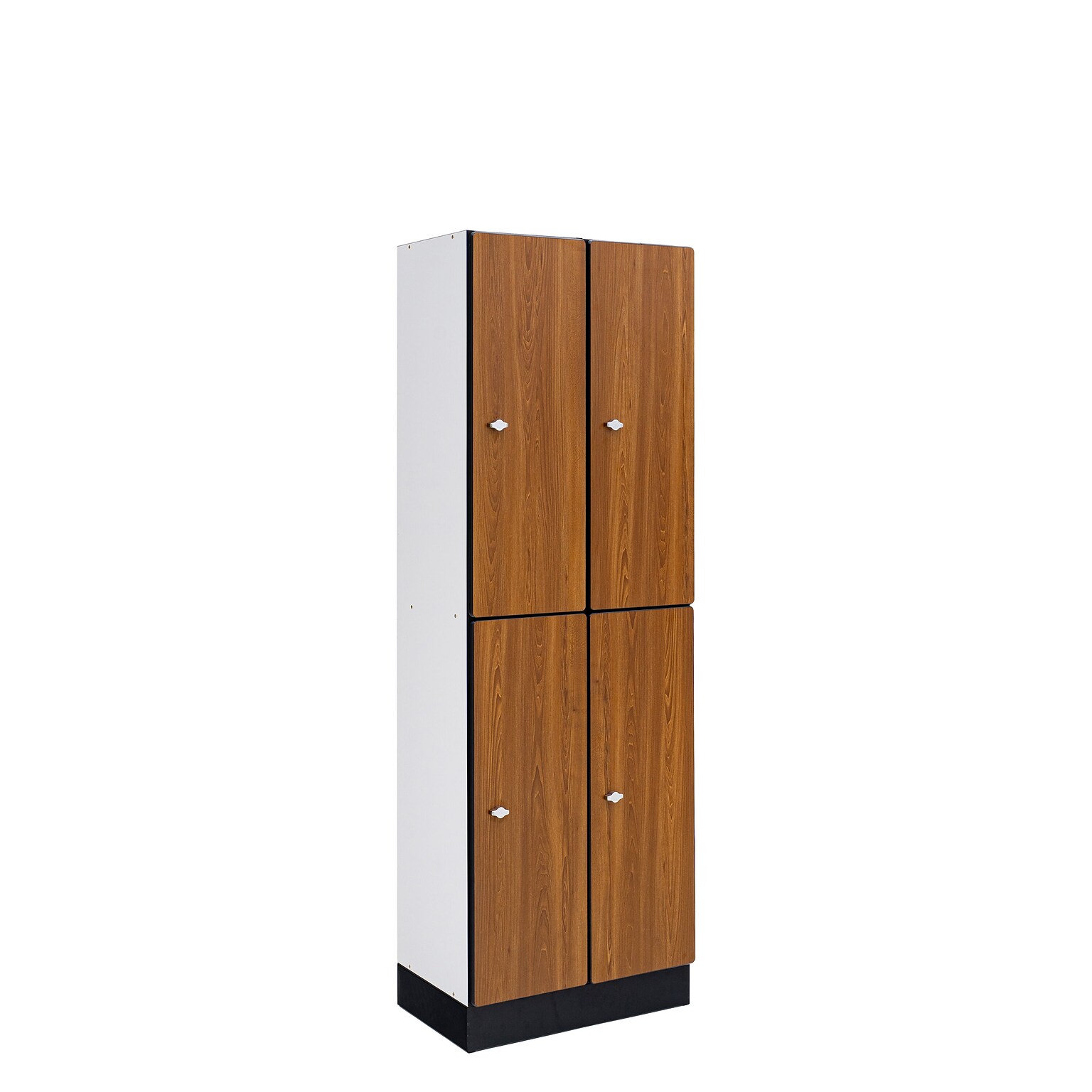 Alpine Industries 72 2-Tier 2-Column Storage Locker, Oak (701-O-2-MK)