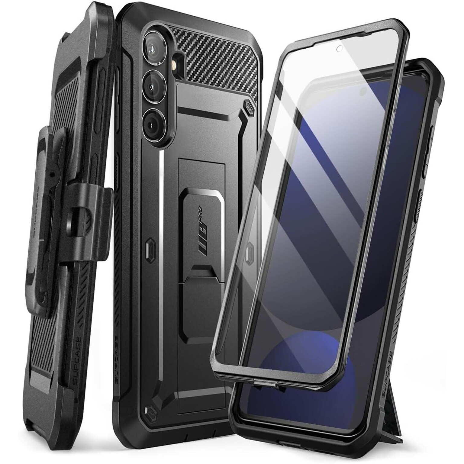 SUPCASE Rugged Case for Samsung Galaxy S24 FE, Shock Absorbing, Black (SUP-Galaxy2024-S24FE-UBProV2-