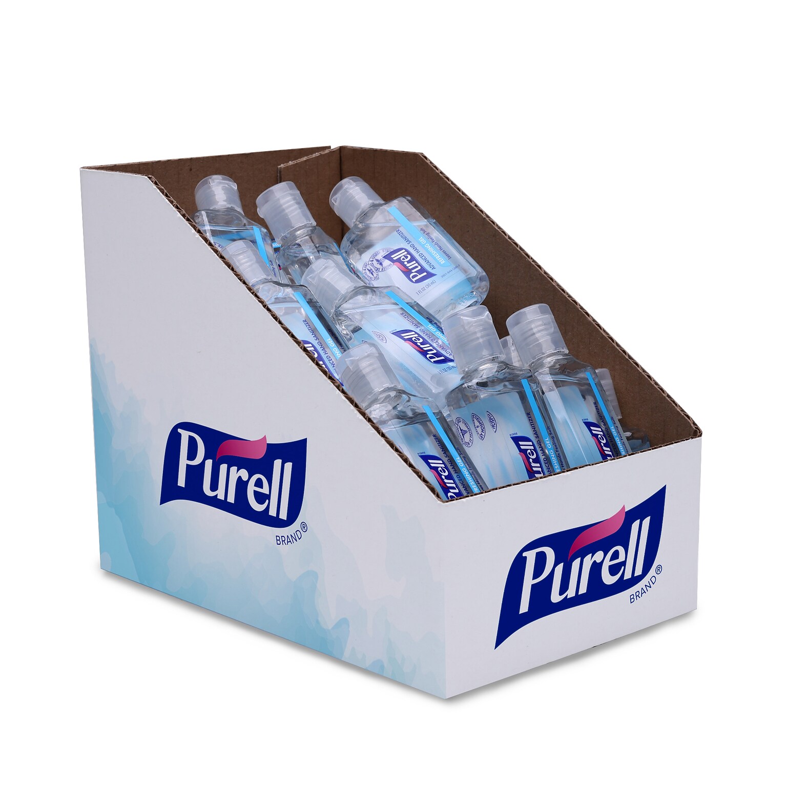 Purell Advanced 70% Gel Hand Sanitizer, Clean Scent, 1 oz., 36/Carton (3901-36-BWL)