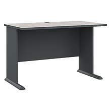 Bush Business Furniture Cubix 48W Desk, Slate/White Spectrum (WC8448A)