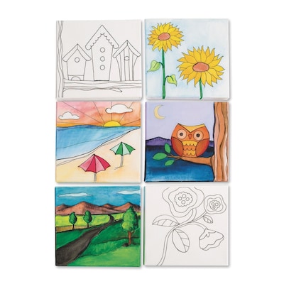 Color Splash Canvas Painting Easy Pack, 228 Pieces/Kit (AP293)
