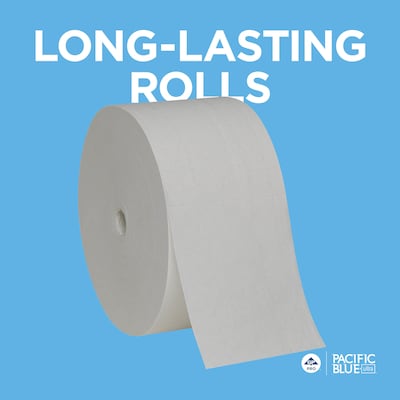 Pacific Blue Ultra Recycled Coreless Toilet Paper, 2-Ply, White, 1700 Sheets/Roll, 24 Rolls/Carton (11728)