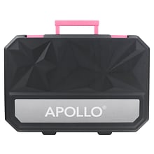 Apollo Tools Essential Tool Set, 65-Piece, Pink (DT0001P)