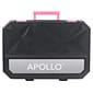 Apollo Tools Essential Tool Set, 65-Piece, Pink (DT0001P)